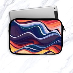 Wave Of Abstract Colors Apple Ipad Mini Zipper Cases by Semog4