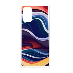 Wave Of Abstract Colors Samsung Galaxy Note 20 Tpu Uv Case