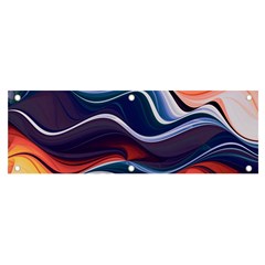 Wave Of Abstract Colors Banner And Sign 6  X 2  by Semog4