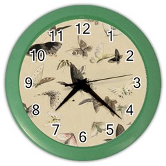 Vintage old fashioned antique Color Wall Clock