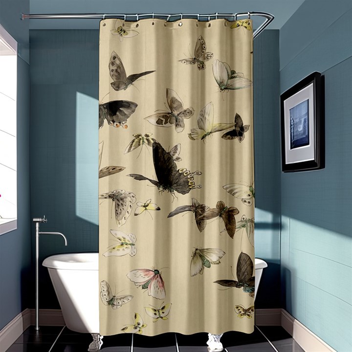 Vintage old fashioned antique Shower Curtain 36  x 72  (Stall) 