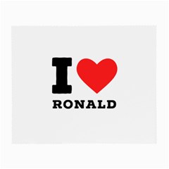 I Love Ronald Small Glasses Cloth (2 Sides) by ilovewhateva