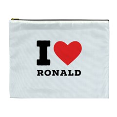 I Love Ronald Cosmetic Bag (xl) by ilovewhateva