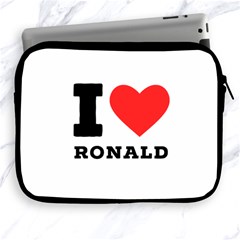 I Love Ronald Apple Ipad 2/3/4 Zipper Cases by ilovewhateva