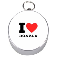 I Love Ronald Silver Compasses by ilovewhateva