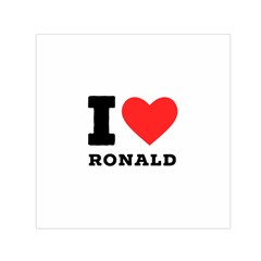 I Love Ronald Square Satin Scarf (30  X 30 ) by ilovewhateva