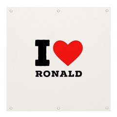 I Love Ronald Banner And Sign 4  X 4  by ilovewhateva