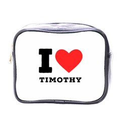 I Love Timothy Mini Toiletries Bag (one Side) by ilovewhateva