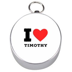 I Love Timothy Silver Compasses by ilovewhateva