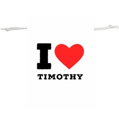 I Love Timothy Lightweight Drawstring Pouch (xl)