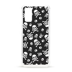 Skull-crossbones-seamless-pattern-holiday-halloween-wallpaper-wrapping-packing-backdrop Samsung Galaxy S20 6 2 Inch Tpu Uv Case by Ravend