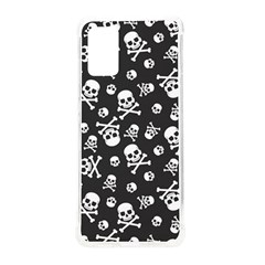 Skull-crossbones-seamless-pattern-holiday-halloween-wallpaper-wrapping-packing-backdrop Samsung Galaxy S20plus 6 7 Inch Tpu Uv Case by Ravend