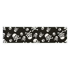 Skull-crossbones-seamless-pattern-holiday-halloween-wallpaper-wrapping-packing-backdrop Banner And Sign 4  X 1  by Ravend