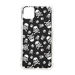 Skull-crossbones-seamless-pattern-holiday-halloween-wallpaper-wrapping-packing-backdrop Iphone 11 Pro Max 6 5 Inch Tpu Uv Print Case by Ravend