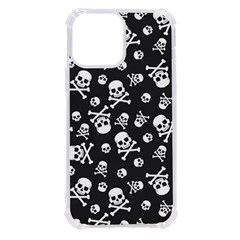 Skull-crossbones-seamless-pattern-holiday-halloween-wallpaper-wrapping-packing-backdrop Iphone 13 Pro Max Tpu Uv Print Case by Ravend