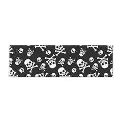 Skull Crossbones Seamless Pattern Holiday-halloween-wallpaper Wrapping Packing Backdrop Sticker Bumper (100 Pack)