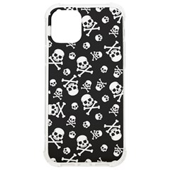 Skull Crossbones Seamless Pattern Holiday-halloween-wallpaper Wrapping Packing Backdrop Iphone 12/12 Pro Tpu Uv Print Case by Ravend