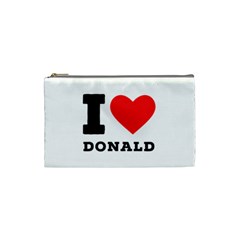 I Love Donald Cosmetic Bag (small) by ilovewhateva