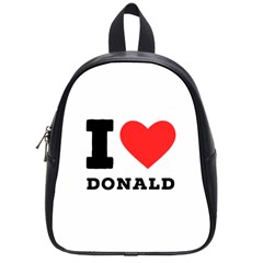 I Love Donald School Bag (small) by ilovewhateva