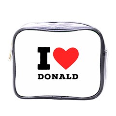 I Love Donald Mini Toiletries Bag (one Side) by ilovewhateva