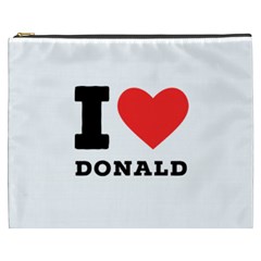 I Love Donald Cosmetic Bag (xxxl) by ilovewhateva