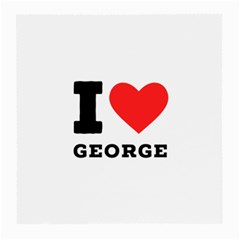 I Love George Medium Glasses Cloth (2 Sides) by ilovewhateva