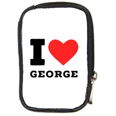 I Love George Compact Camera Leather Case by ilovewhateva