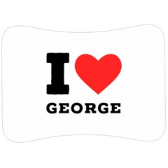 I Love George Velour Seat Head Rest Cushion by ilovewhateva