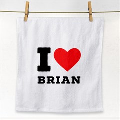 I Love Brian Face Towel by ilovewhateva