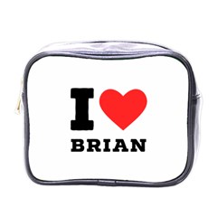 I Love Brian Mini Toiletries Bag (one Side) by ilovewhateva