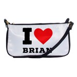 I love brian Shoulder Clutch Bag Front