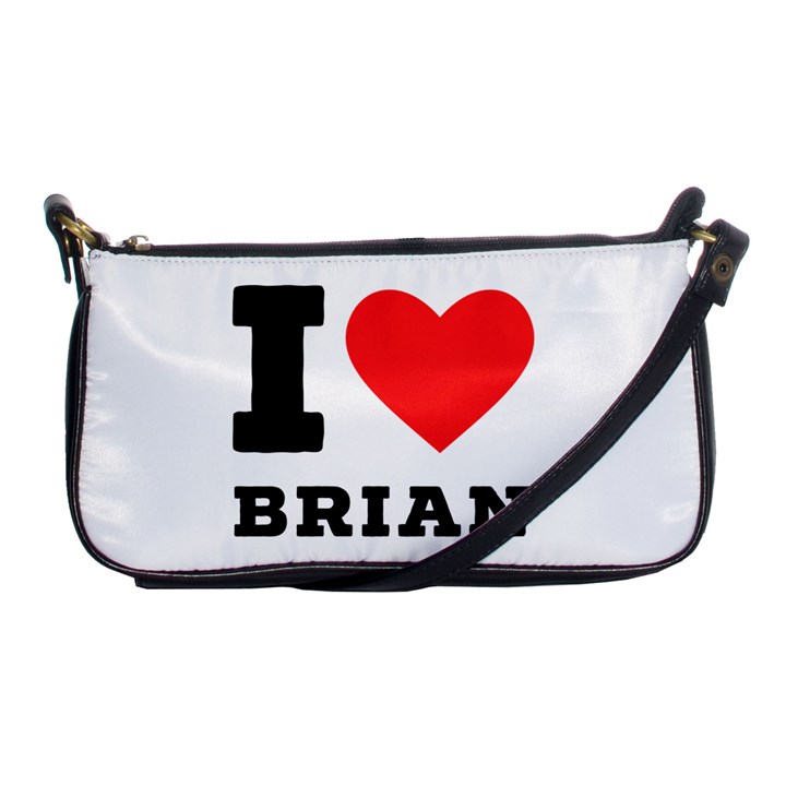 I love brian Shoulder Clutch Bag