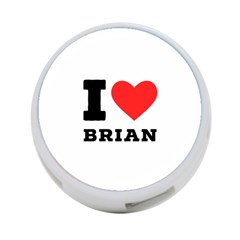 I Love Brian 4-port Usb Hub (two Sides) by ilovewhateva