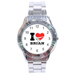 I Love Brian Stainless Steel Analogue Watch by ilovewhateva