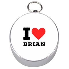 I Love Brian Silver Compasses by ilovewhateva