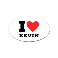 I Love Kevin Sticker Oval (10 Pack) by ilovewhateva