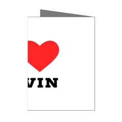 I Love Kevin Mini Greeting Cards (pkg Of 8) by ilovewhateva