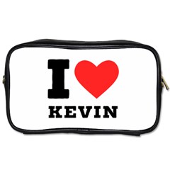 I Love Kevin Toiletries Bag (two Sides) by ilovewhateva