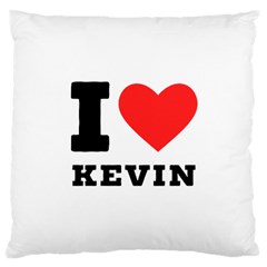 I Love Kevin Large Cushion Case (two Sides) by ilovewhateva