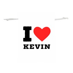 I Love Kevin Lightweight Drawstring Pouch (m) by ilovewhateva