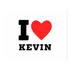 I Love Kevin Premium Plush Fleece Blanket (large) by ilovewhateva