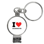 I love kenneth Nail Clippers Key Chain Front