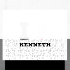 I love kenneth Rectangular Jigsaw Puzzl