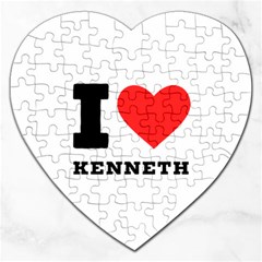 I love kenneth Jigsaw Puzzle (Heart)