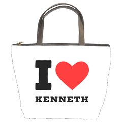 I Love Kenneth Bucket Bag by ilovewhateva