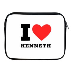 I Love Kenneth Apple Ipad 2/3/4 Zipper Cases by ilovewhateva