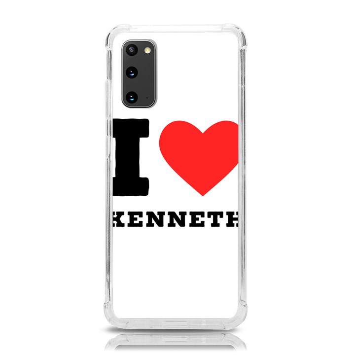 I love kenneth Samsung Galaxy S20 6.2 Inch TPU UV Case