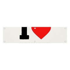 I Love Kenneth Banner And Sign 4  X 1  by ilovewhateva