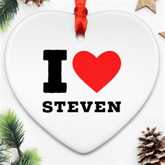 I love steven Ornament (Heart)