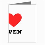 I love steven Greeting Cards (Pkg of 8) Left